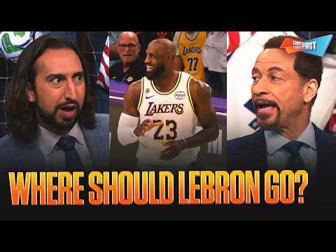 LeBron ‘would be with the Knicks if they didn’t win a title’, Potential destinations revealed | FTF