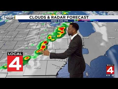 Metro Detroit weather forecast, Aug. 26, 2026  -- 4 p.m. Update