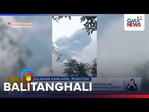 Moderately explosive eruption observed in Mt. Kanlaon — PHIVOLCS | Balitanghali
