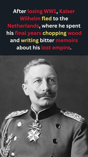 KAISER WILHELM’S FINAL YEARS IN EXILE #shorts