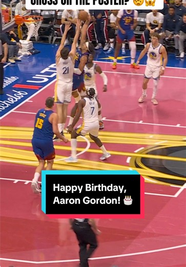 Throwback to this Aaron Gordon cross and slam from last season 🤩 Happy 31st birthday! 🎂 #NBA #basketball #AaronGordon #birthday #DenverNuggets