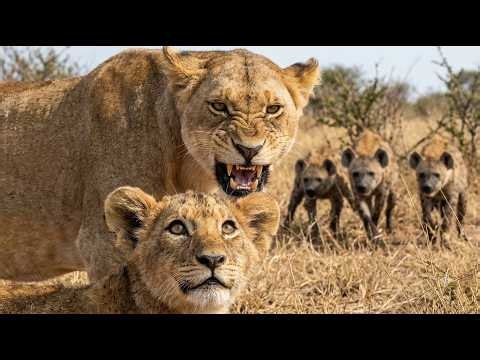 Starving Lion Pride's Last Hunt #lion ##wildlifedocumentary #animals