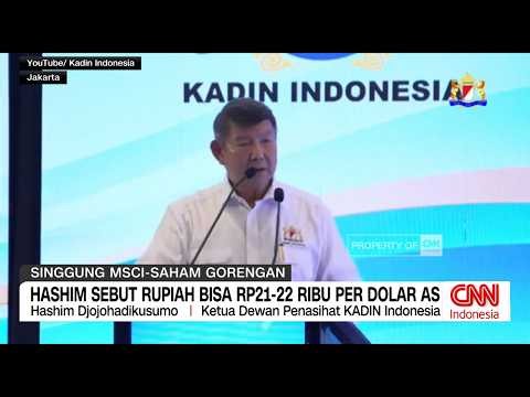 Hashim Peringatkan Rupiah Bisa Melemah hingga Rp22 Ribu per Dolar AS