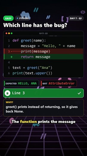 Can you solve all 3? 🧠 Coding Quiz Day 8