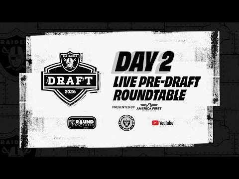 Live Pre-Draft Raiders Roundtable - Day 2 | 2026 NFL Draft