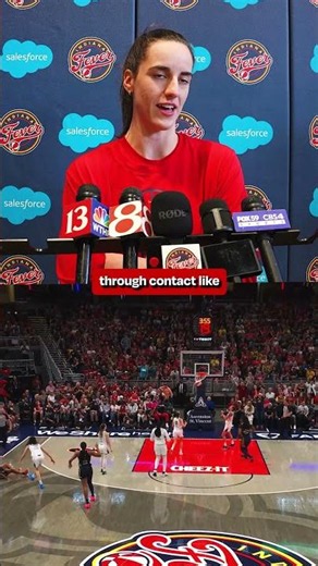 Caitlin Clark on Kelsey Mitchell’s Iconic AND-1 Triple Against New York ❤️‍🔥