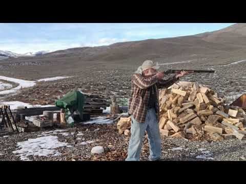 Shooting 45-90 Rolling Block and 00 Buck in SxS Muzzleloader Shotgun 