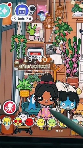 Mia’s After School Routine 🏫🛁🫧 | Toca Boca Aesthetic Daily Routine 🍂💗 #tocaboca