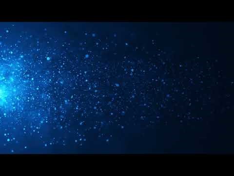 4K Blue Energy Flow Particles | Light Core Abstract Motion Background