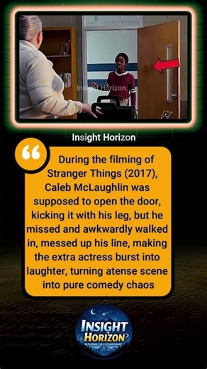 Caleb McLaughlin Completely Ruined This Take 😂 #tvshow