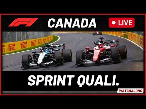 🔴F1 Live - Canada GP Sprint Quali - Live Timings with Commentary