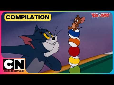 The Trick Shot Trap!🎱😼| Tom and Jerry😺| Cat & Mouse Cartoon | @cnindia​