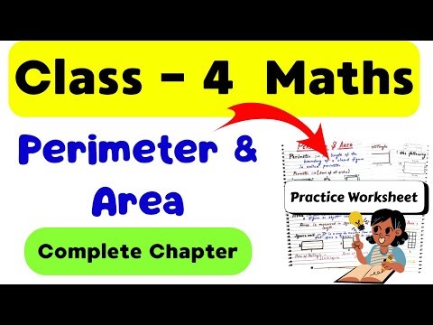 Perimeter and Area Class 4 | Area and Perimeter Class 4 | Maths Worksheet for Class 4 | Class 4 Math