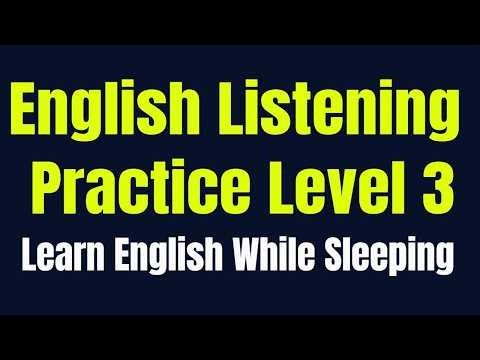 Learn English While Sleeping – Improve Vocabulary Level 3 | Listening Practice for Beginners
