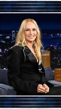 #UmaThurman ended up in the back of a cop car at three years old 😭 #FallonTonight