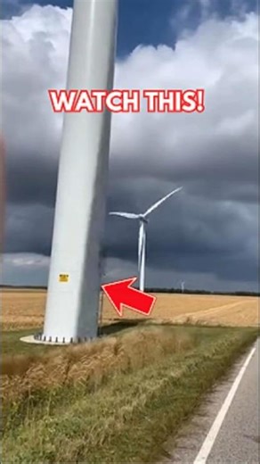 Wind Turbine Tower Fractures and Collapses Across Rural Field