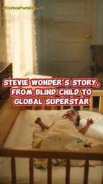 STEVIE WONDER'S STORY, FROM BLIND CHILD TO GLOBAL SUPERSTAR #shorts
