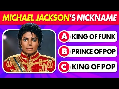 How Well Do You Know MICHAEL JACKSON? 🎤🔥✅ | Michael Jackson Trivia Quiz