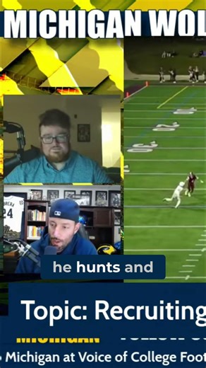This Recruit Changes Everything for Michigan #collegefootball #shorts