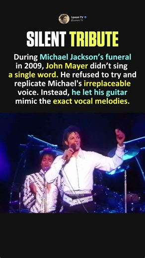 John Mayer's Tribute to Michael Jackson