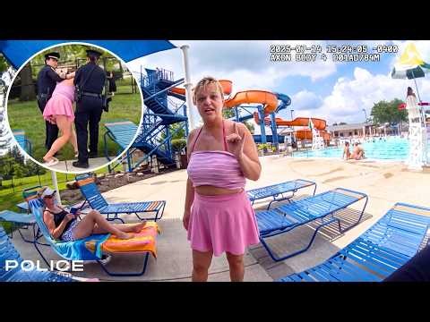 Entitled Karen Meets Karma After Refusing to Leave the Water Park
