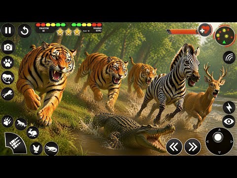 Animal Games : Tiger Game Life Simulator Early Access | Tiger Hunting Android Game Play
