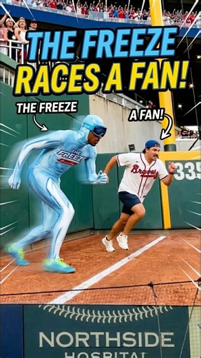 Watching The Freeze LIVE at Truist Park! 🥶⚾️