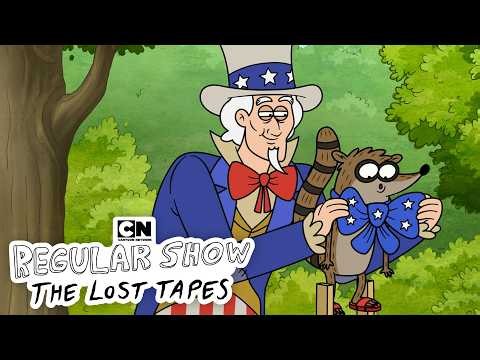 Stilt Walkers ❤️🤍💙 | Regular Show: The Lost Tapes | Cartoon Network