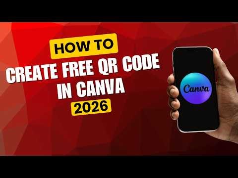 How to Create a FREE QR Code in Canva (2026 New Method)
