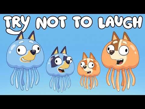 BLUEY - MEGA TRY NOT TO LAUGH 😂 [YTP] PEAK GOOFINESS💀 LIVE