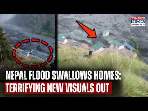 Nepal Flood Fury ON CAM: River Sweeps Away Homes, Villagers Flee As Fresh Horror Sparks Panic