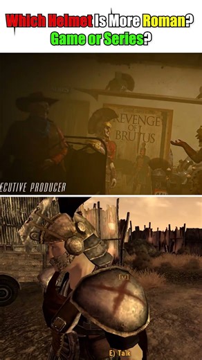 Which Helmet Is More Roman: Series or Game? #Fallout #FalloutTVShow