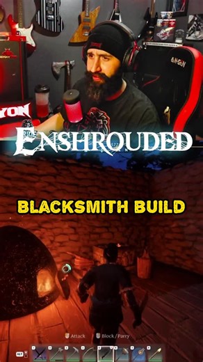 Nick the Iron Lyon on Instagram: "Enshrouded gameplay. Expanding the mansion and building a blacksmith quarters for the blacksmith. #enshrouded #enshroudedgame #survivalgame #basebuilding #gameplay"