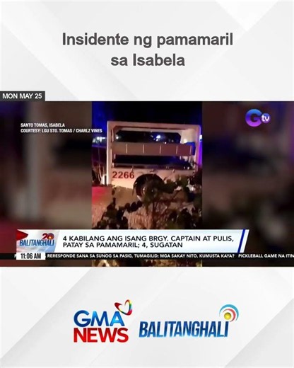 Insidente ng pamamaril sa Isabela | Balitanghali