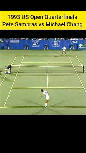 1993 US Open Quarterfinals -Pete Sampras vs Michael Chang