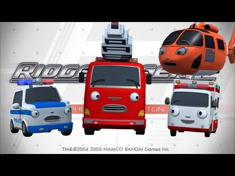 Tayo The Brave Cars Are Racing Through All Of The Ridge Racer 2 PSP Courses