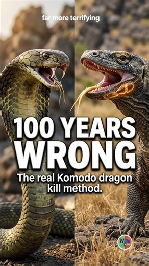 How Does the Komodo Dragon Kill Its Prey? The Deadly Hunting Secret! 🦎