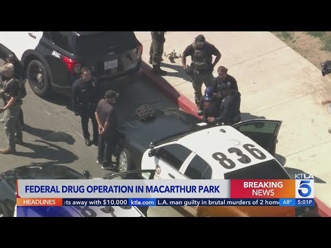 Another federal drug raid held at MacArthur Park