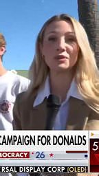 Fox News reporter looks shellshocked after young man blasts Trump economy