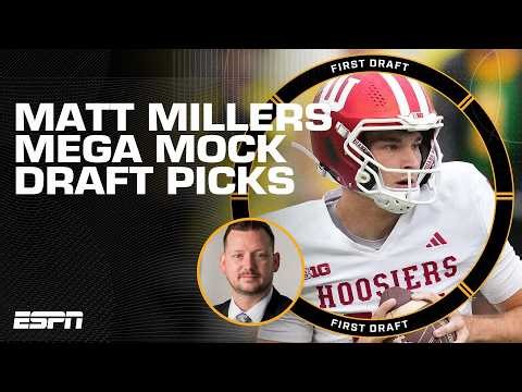 EVERY PICK from Matt Miller's Mega Mock Superteam! | First Draft 🏈