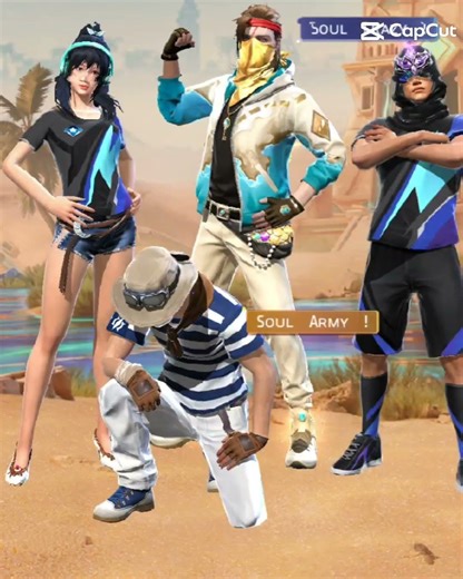 Free Fire Squad Intro 🔥 SOUL ARMY 😎 | Best CapCut Edit 💯