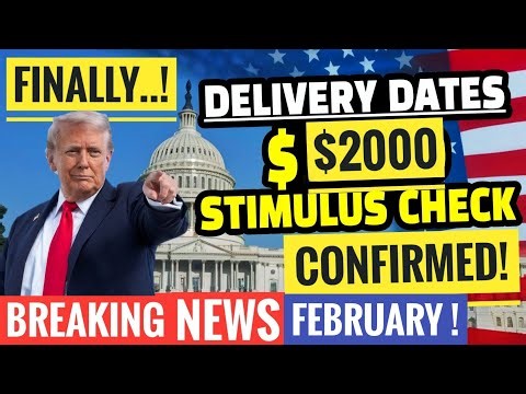🔥$2000 Stimulus Checks💰ARRIVING Immediately if?🎉+Social Security FEB Pay📈 SSI,SSDI?✅