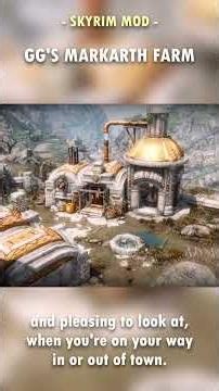 Skyrim's Markarth Farm just got an UPGRADE! 🛠️