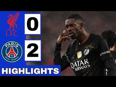 Liverpool vs PSG 0-2 Highlights & All Goals (UEFA Champions League) PSG Liverpool