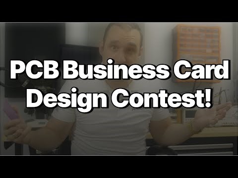 PCB Business Card Design Contest: Win Altium Swag!
