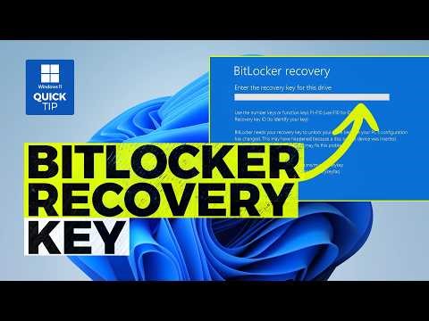 BitLocker Recovery Key Location | Quick Fix