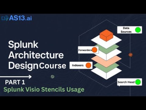Splunk Architecture Design course Part 1 | Splunk Visio Stencils Usage
