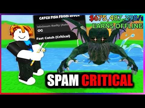 🎣 Catch Fish From River Script - SPAM CRITICAL, AUTO RARITY