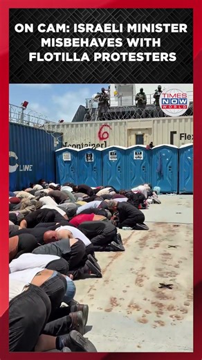 Israeli Minister Ben-Gvir Under Fire After Clash With Flotilla Activist | Times Now World