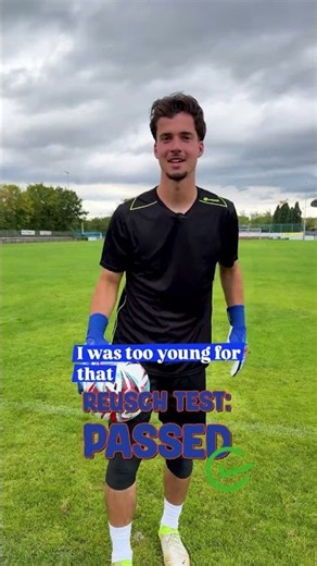 Reusch Test: Passed 💯 Welcome in the Reusch Family Tom Walz #reuschgoalkeeping #reusch #gklife
